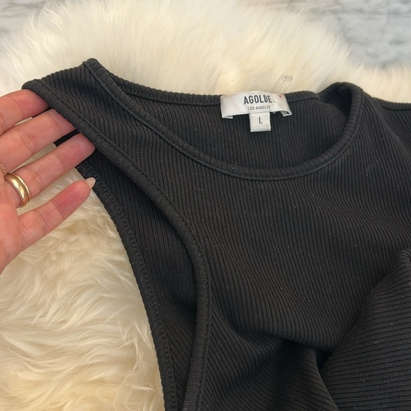 Agolde Classic Black Bodysuit - Picture 6 of 10